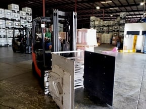 clamp forklift operator
